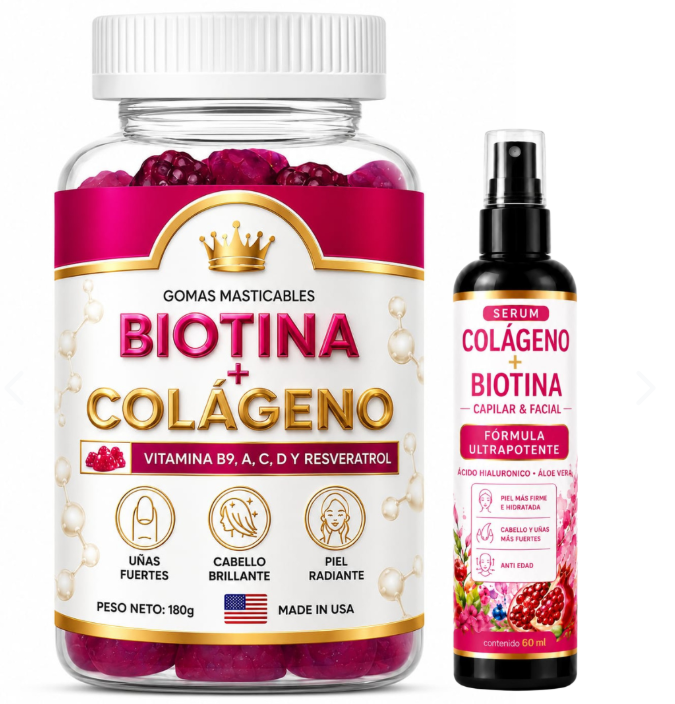 Gomas Masticables Biotina + Colágeno