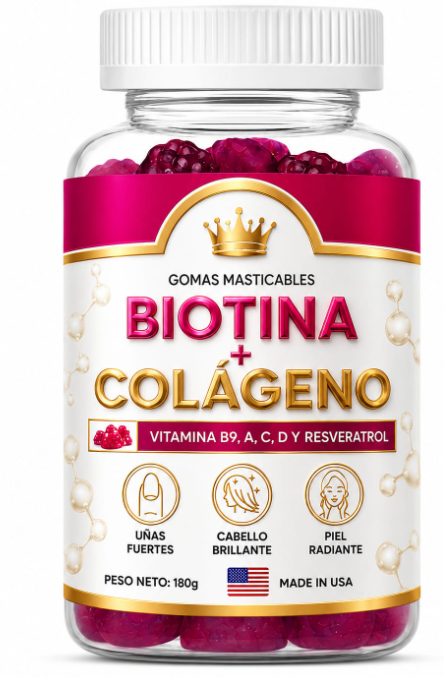 Gomas Masticables Biotina + Colágeno