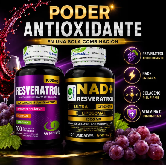 Combo Resveratrol y  NAD