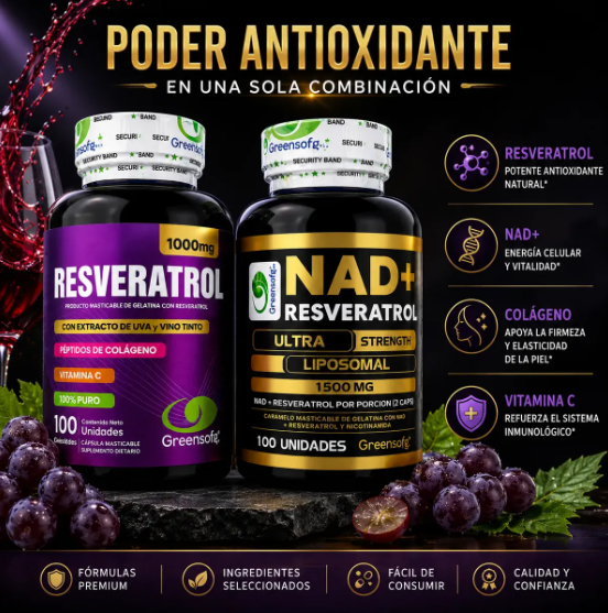 Combo Resveratrol y  NAD