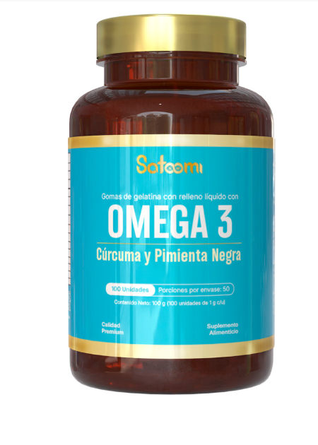 Omega3 Curcuma Y Pimienta Negra