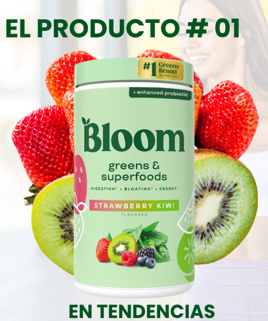 BLOOM probióticos y superalimentos - Limpia y  desintoxica tu cuerpo