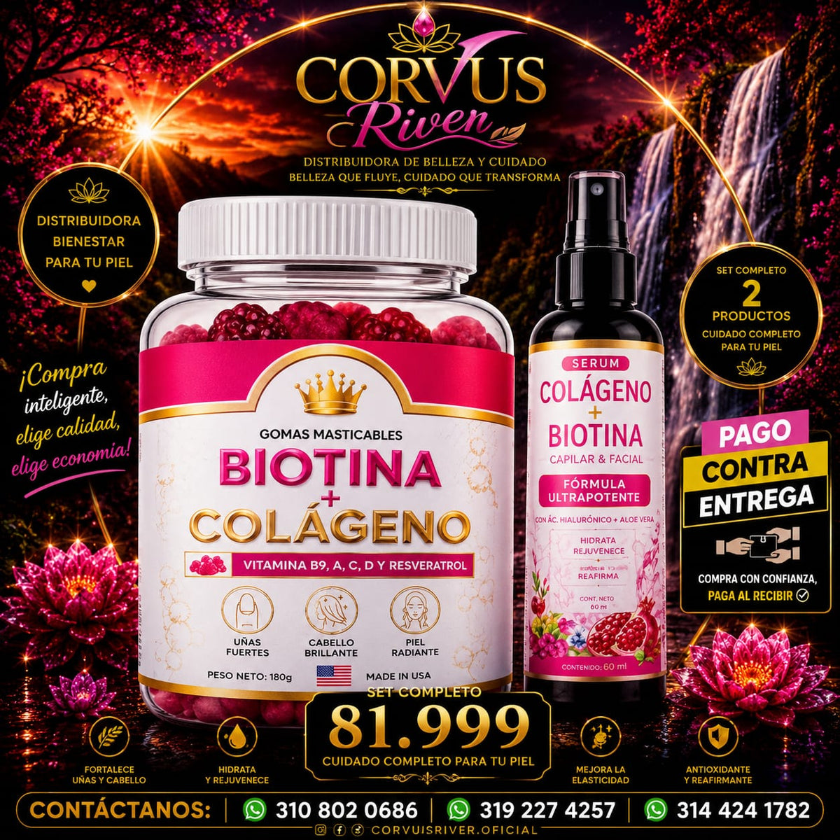 Gomas Masticables Biotina + Colágeno