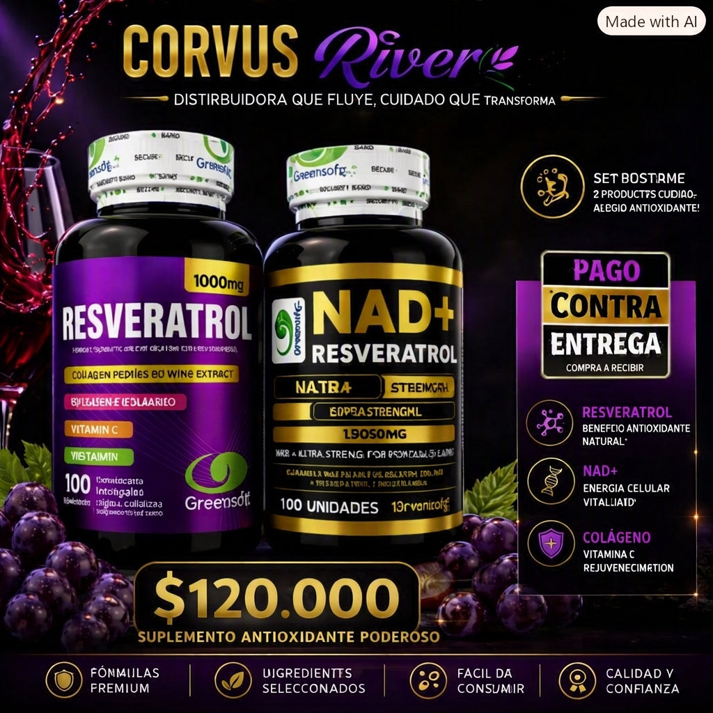 Combo Resveratrol y  NAD