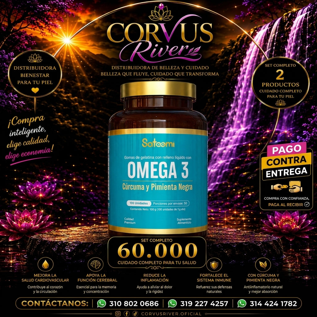 Omega3 Curcuma Y Pimienta Negra