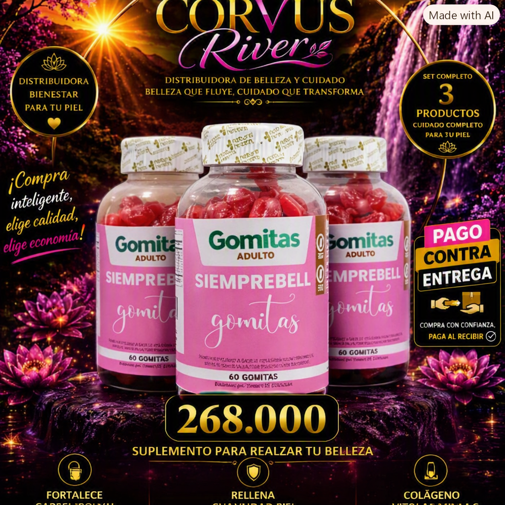 Gomitas Siemprebell Adulto X 3 Und
