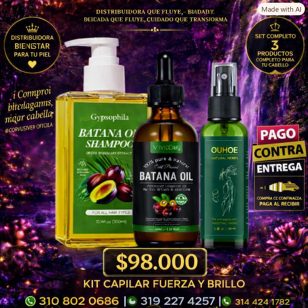 Combo Capilar Batana + Spray Herbal