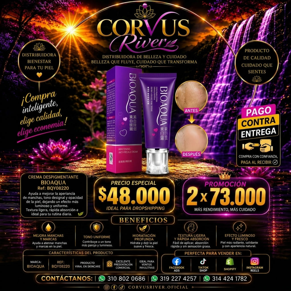 Crema Bioaqua Pink Nenhong (Corporal e Íntima)