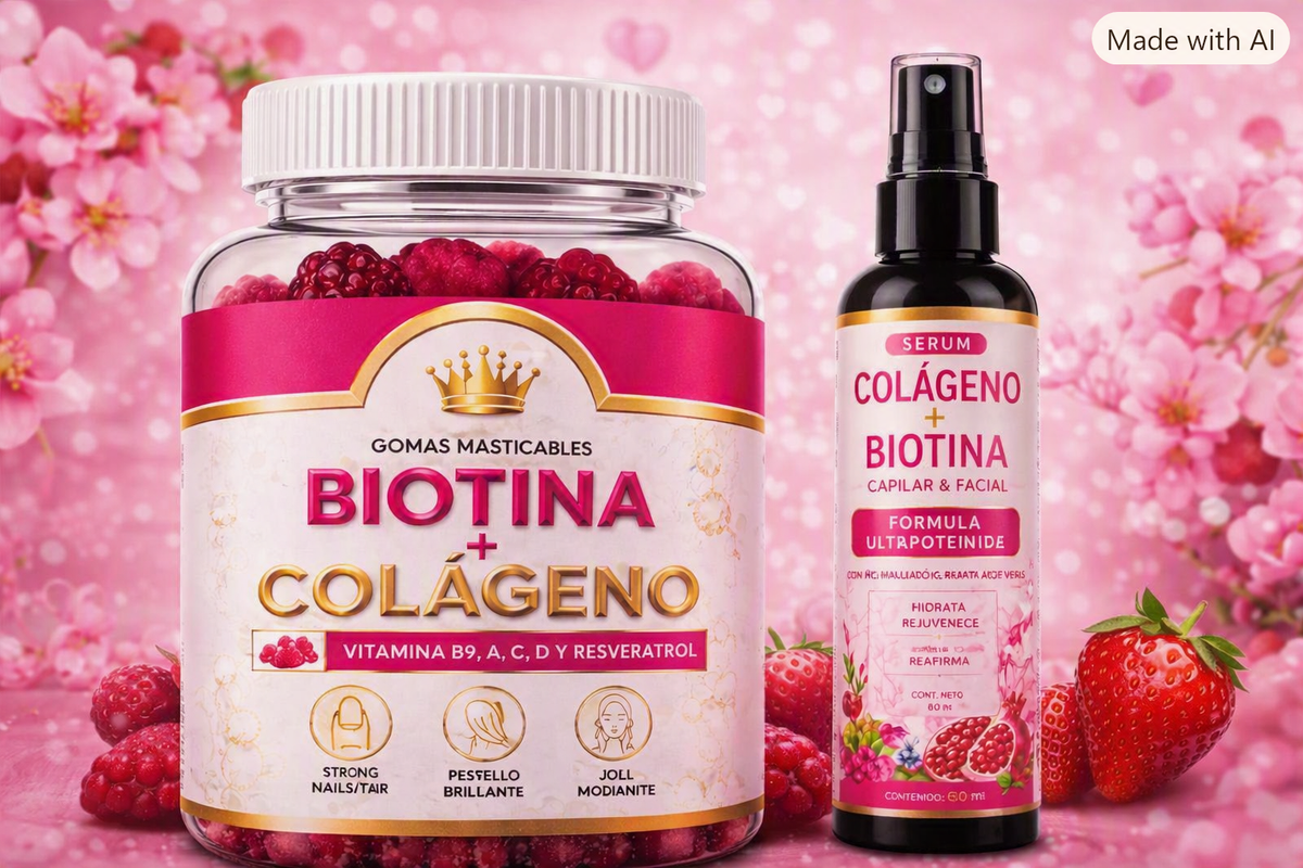 Gomas Masticables Biotina + Colágeno