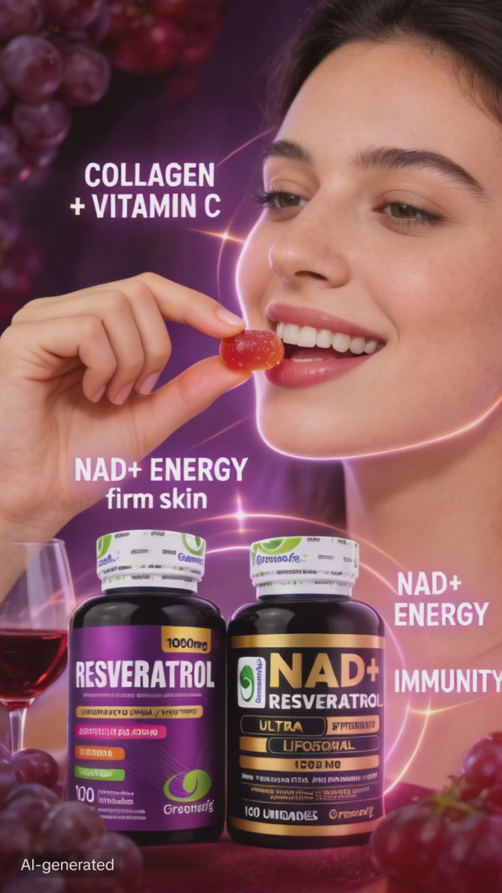 Combo Resveratrol y  NAD